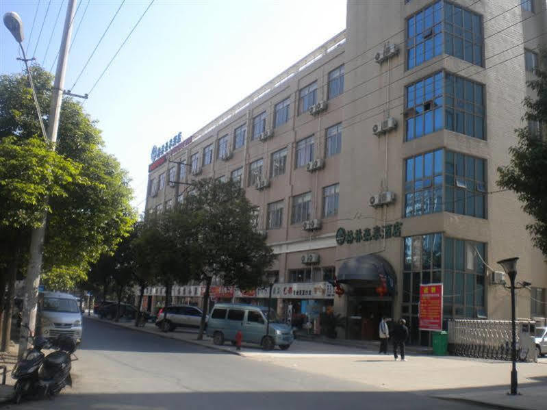 Greentree Inn Shanghai Jiuting Street Express Hotel Exterior foto